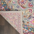 thumbnail image 5 of Nourison Passion Grey/Multicolor 5'3" x 7'3" Area Rug, Traditional, Persian, Bed Room, Living Room, Dining Room, Kitchen, , Easy Cleaning, Non Shedding (5' x 7'), 5 of 8
