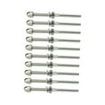 thumbnail image 4 of GOOHOCHY Stair Cable Railing Threaded Stud T316 Stainless Steel Silver 10Pcs, 4 of 8
