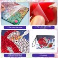 thumbnail image 2 of Bolso Mano Con Diamantes Forma Especial Cuero PU Navidad Papá Noel, 2 of 9