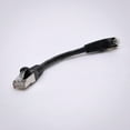 thumbnail image 5 of FireFold Cat6 Ethernet Shielded Patch Cable 15ft Black Internet Cable 600MHZ - Snagless Boot Long Ethernet SSTP Cable High Speed Ethernet Cable - Constructed of 4 UTP 24AWG Stranded Pure Copper Wire, 5 of 5