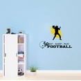 thumbnail image 1 of Boys Eat Sleep Play Football Active Sports Wall Decal Decoration Active Football Player Throw Vinyl Wall Decal Lasts Years and Easily Removable - Size: 30 In(W) x 21 In(H), 1 of 5