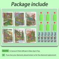 thumbnail image 3 of 5D Diamond Painting 6-Piece Set, handmade full square diamond sticker. A10 Canvas 30*40, includes round, square, solid, bright and fluorescent diamonds., 3 of 4