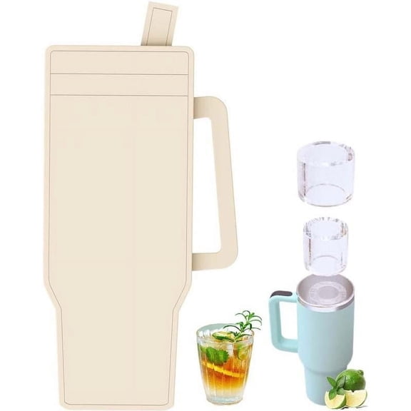 Silicone Ice Tray for 40 Oz Tumbler with Lid, Easy Fill Release