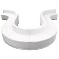 thumbnail image 1 of Flash Furniture ZB-803-440-Ensemble-WH-GG Ensemble de Canapé Modulaire de Réception 10 Pcs - Rembourrage en Cuir, Blanc - Ensemble, 1 of 1