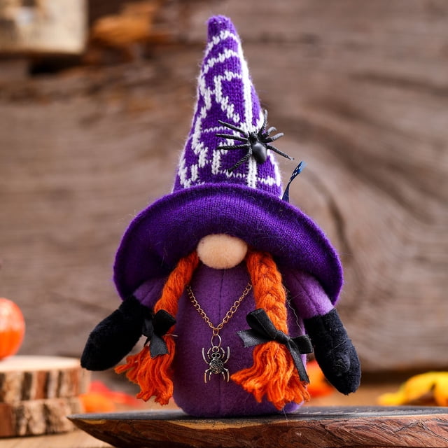 Fwttom Halloween Gnome Decorations Bedroom Living Room Desktop Decoration Standing Post