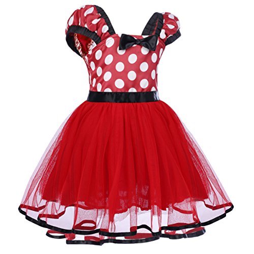 Bebé Chica Lunares Navidad Cumpleaños Princesa Leotardo Fiesta Cosplay Despedida Disfraz D IBTOM CASTLE IBTOM CASTLE