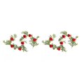 thumbnail image 4 of Bearachild Guirnalda de flores Navidad Plantas artificiales Artesanía Seda ligera Colgante de boda Decoraciones para el salón Type1 NO1 Bearachild CBP498792, 4 of 5