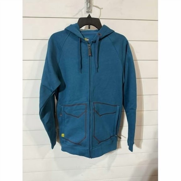 Under Armour Men s Loose Small Full Zip Hoodie Teal Zip Pockets