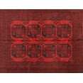 thumbnail image 1 of Ahgly Company Machine Washable Indoor Rectangle Traditional Saffron Red Area Rugs, 4' x 6', 1 of 7