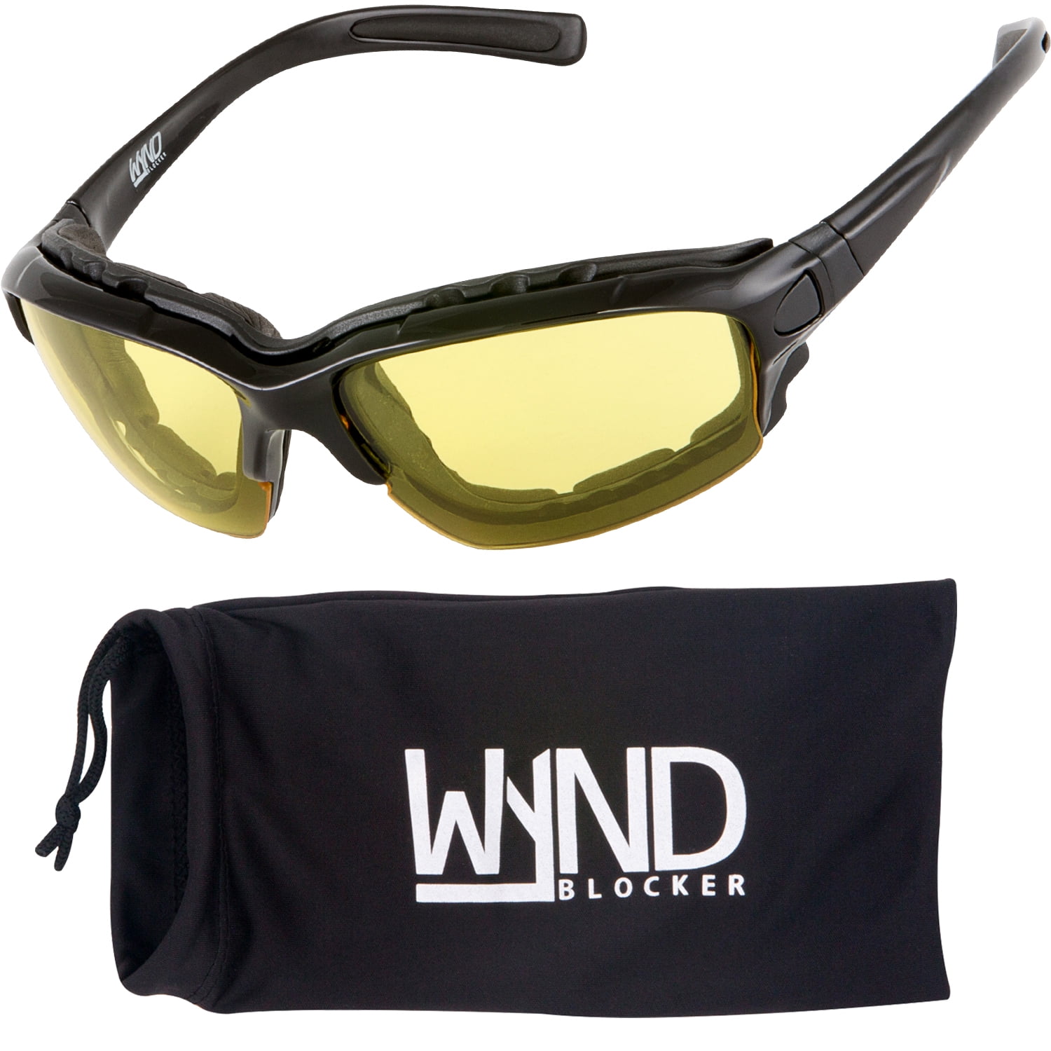 Panlees Anti-Wind Polarized Motorcycle Sunglasses Goggles w/ Replaceab –