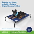thumbnail image 3 of Funda de Repuesto Coolaroo Azul acuático para Cama elevada Mediana para Mascotas, 3 of 5
