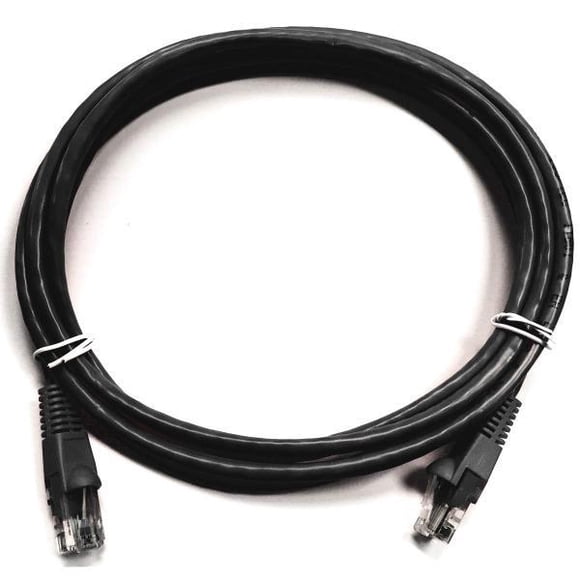 SyncWire Cat6 Câble Réseau Ethernet Cuivre Nu 24 AWG FT4 UTP ETL cUL 10ft Noir
