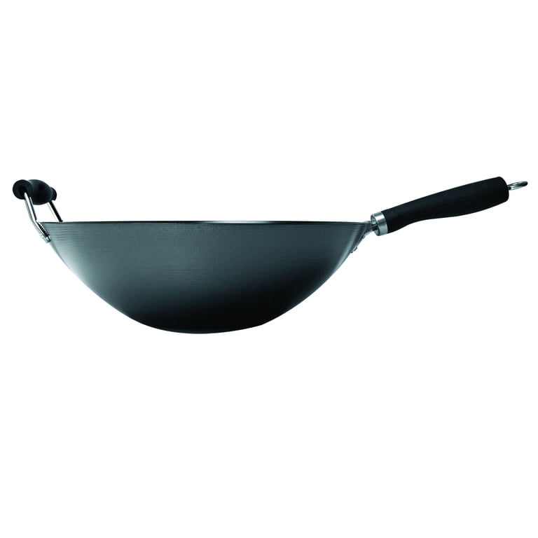 Hong Kong Chopstick House Carbon Steel Wok with Helper Handle Hong Kong Chopstick House Carbon Steel Wok with Helper Handle