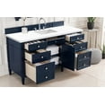 thumbnail image 5 of James Martin Vanities 650-V60s-3Wz Brittany 60" Single Basin Poplar Wood Vanity Set -, 5 of 7