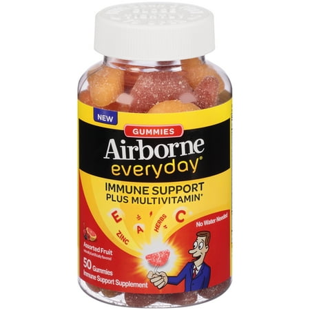 UPC 647865899228 product image for Airborne Everyday Chewable Gummies, Immune Support Plus Multivitamin Supplement, | upcitemdb.com