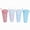 Multicolor, variant on 24oz Bow Pattern Tumbler PP Plastic Cups with Lids and Straws, Car Cup Holder Compatible Travel Drinkware(Set of 12)