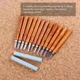 thumbnail image 1 of TEHAUX 14-Pcs Wood Sculpting Tools Set for Beginners and DIY Enthusiasts in Brown Color, 1 of 8