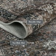 thumbnail image 5 of Hasoo Indoor Area Rug 4' x 6' Rugs for Living Room Vintage Floral Farmhouse Washable Non Slip Carpet for Bedroom, Brown, 5 of 6