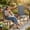 Light Gray, variant on Outsunny Folding Patio Chairs Set of 2, Padded High Back Lawn Chairs with Armrests, 600D Oxford Fabric, Portable Outdoor Camping Chairs, Red