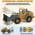 thumbnail image 4 of 9-Channel Metal Rc Wheel Loader - Remote Control Kids Construction Play Toys With Realistic Lights And Sound 1:20 Scale Tractor Toys For 3+ Boys Perfect 2024 Kids Birthday Gift For Ages 3-12+, 4 of 5