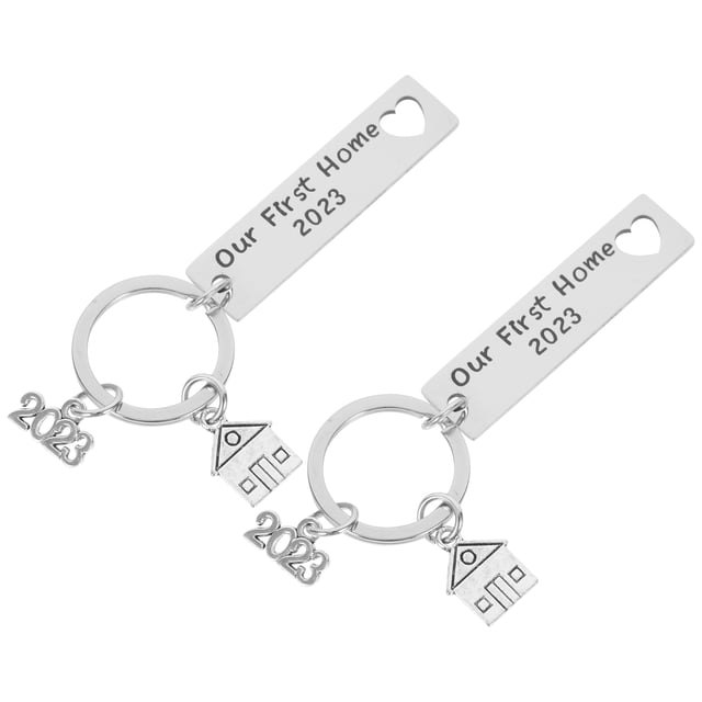 UPGRATOR 2Ud Llavero Colgante De Inoxidable Para De Y Llaves