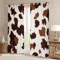 thumbnail image 2 of Erosebridal Teens Abstract Cow Print Black Out Curtains,Farm Animal Curtains Pack of 2 (42x63 Each) For Boys Girls, 2 of 6