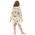 thumbnail image 7 of FORMRS Niños Bathrobe Unisex Hooded Robe Soft Plush Pajamas Sleepwear, Size 4-6T, Fall Books, 7 of 7