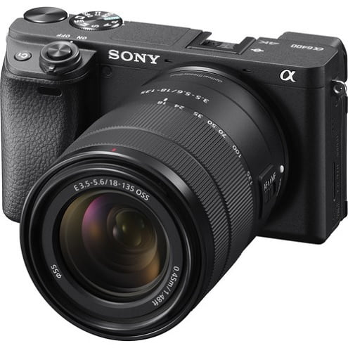 Sony Appareil Photo Numérique Sans Miroir Alpha a6400 avec Objectif 18-135 Mm
