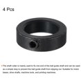 thumbnail image 3 of Uxcell Shaft Collar, 1" Bore Carbon Steel Set Screw Clamping Collars Black 4 Pack, 3 of 4