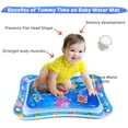 thumbnail image 2 of Baby Tummy Time Premium Inflatable Water Mat Newborn, Infants and Toddlers, Early Development Activity Centers Stimulation Growth, Sensory Toy Boys Girls BPA Free…, 2 of 4