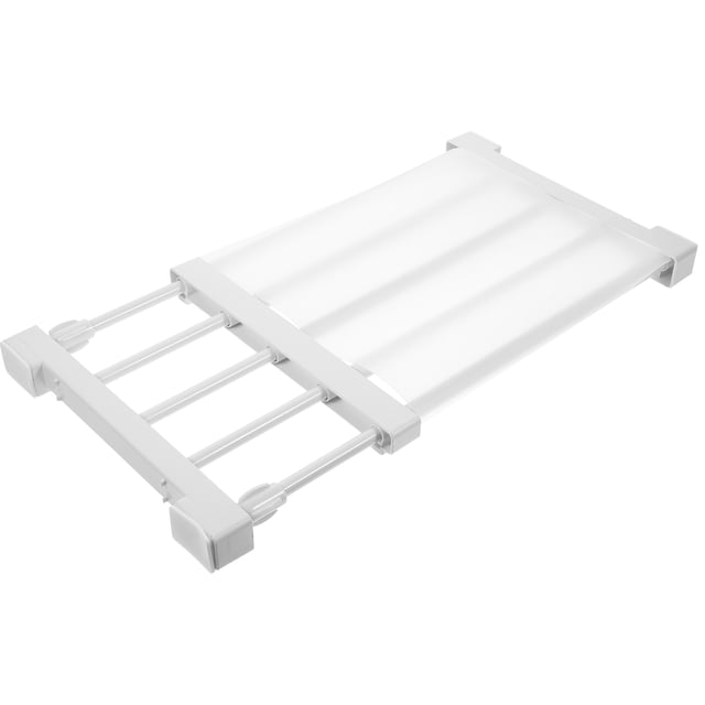 OULII Système de Garde-Robe Ajustable Étagères en Plastique Blanc pour Occupants d'Appartement et Propriétaires 1 Ensemble