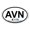 White, variant on CafePress - Avon NJ Oval Design - Sticker (Oval)