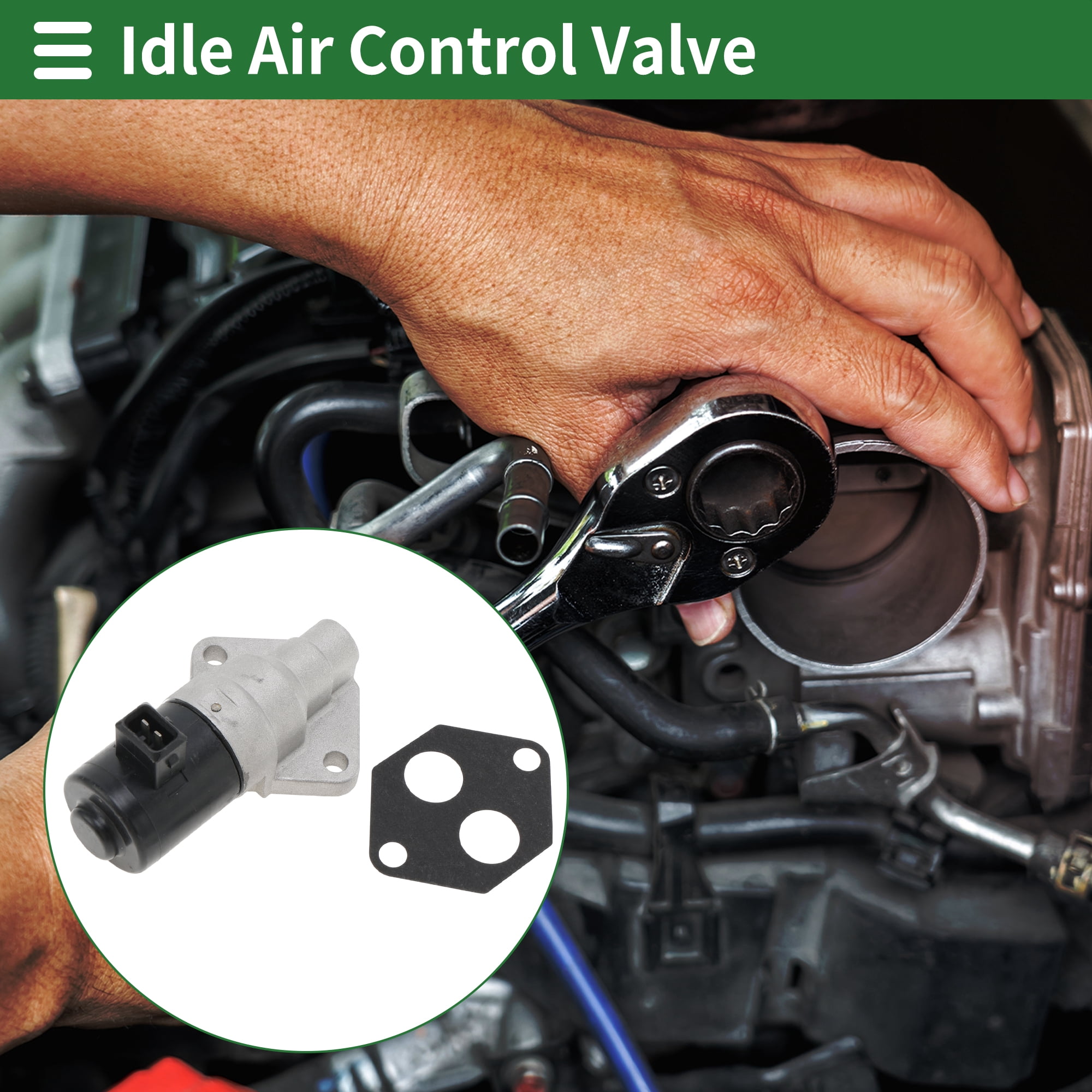 Unique Bargains Car Idle Air Control Valve for Ford Fiesta 1995-2002 Replace No.938F9F715AB IACV Idle Motor Idle Air Control Valve for Stable Engine Operation