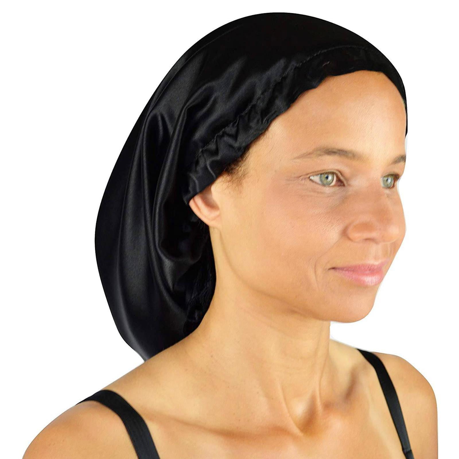 FVDPWYE Hats Hair Night Sleeping Hair Bonnet Hat Navy