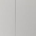 thumbnail image 4 of Benjara 60" Double Door Tall Storage Cabinet with 3 Inner Shelves- Modern White, 4 of 5