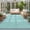 Seafoam Green, variant on 8'x10' Area Rugs, Grey Indoor Outdoor Area Rug for Living Room Bedroom, Rustic Farmhouse Solid Color Washable Bathroom Rugs Kitchen Floor Carpet Mats Home Decor Aesthetic