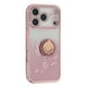 thumbnail image 1 of KADEM For iPhone 17 Pro Max Case Ring Kickstand TPU Flowers Phone Cover Gradient Glitter -, 1 of 5