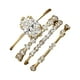 thumbnail image 1 of 4 Pcs Zircon Anillo Juegos para Mujeres Niñas Elegante Zirconia Anillos Set Moda Joyería Regalos de cumpleaños para las señoras, 1 of 8