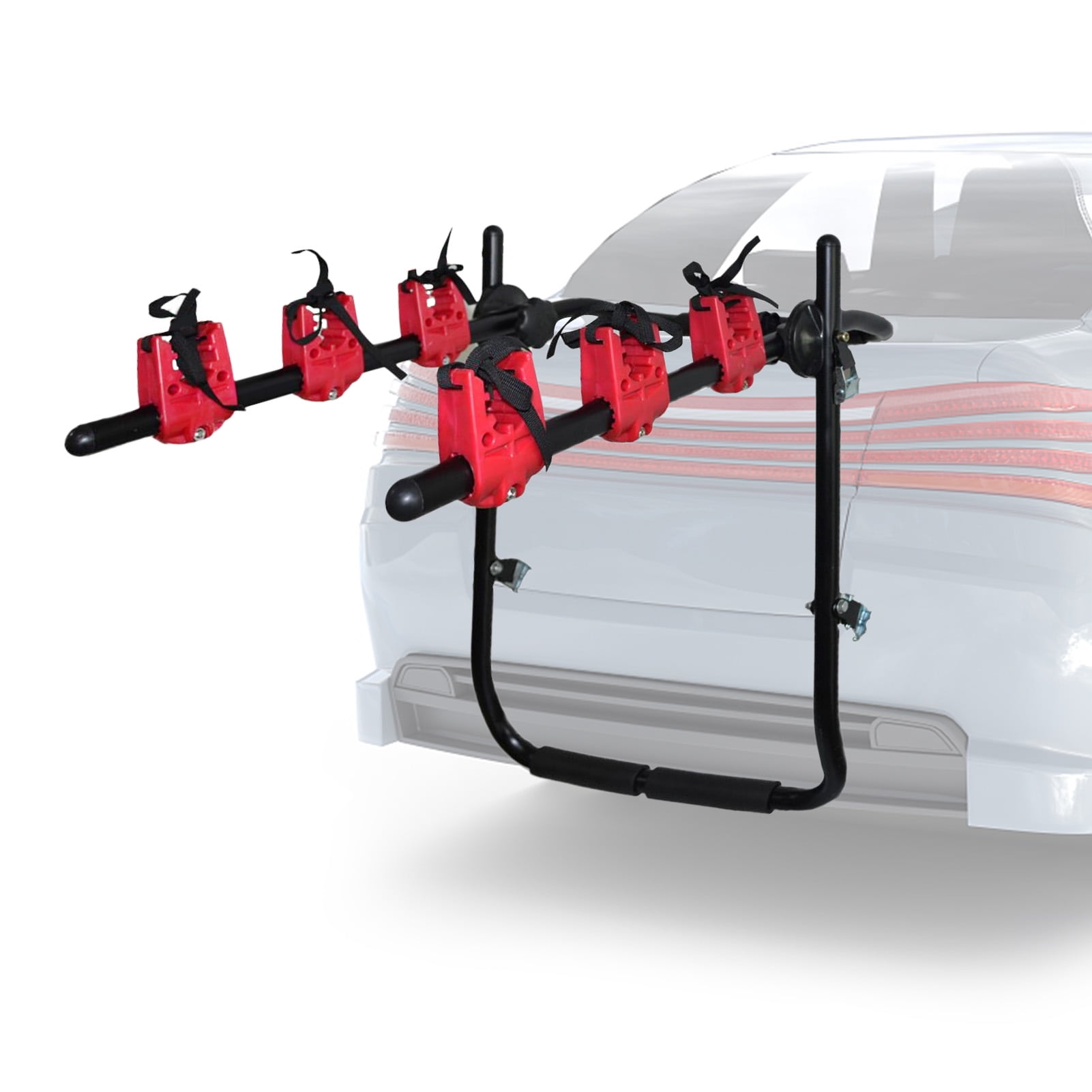 Rack Bike Carrier Rear Support 3 Bikes Support 3 Rear Bike Carrier Compatible Mount Bike Support Compatible With Suitable Suvs Bikes Heavy duty Car Rear Compatible Suvs Heavy duty Walmart
