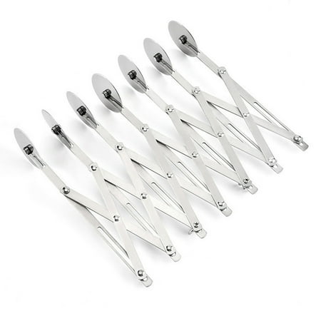 

7 Wheels Pizza Cutter Stainless Steel Slicer Expandable Pie Crust Roller