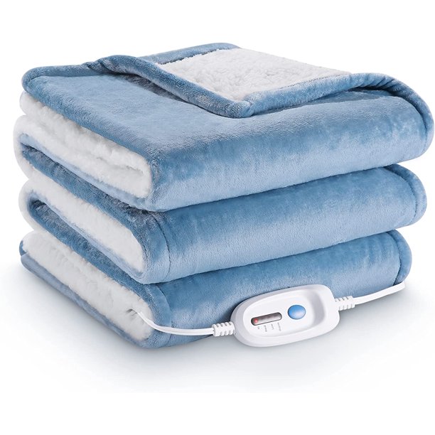 MaxKare 62"x 84" Electric Heated Blanket Twin Size with 10 Hours Auto