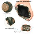 thumbnail image 2 of PU Leather Coin Purse Wallet Compact Water-Resistant Card Cases Money Organizers Brown Christmas Pattern, 2 of 7