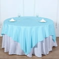thumbnail image 6 of BalsaCircle 6 Pieces 70" x 70" Blue Square Polyester Tablecloths Table Cover Linens, 6 of 8