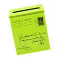 thumbnail image 4 of bedienty Wall Mounted Mailbox Retro Drop Box for Front Door Outside House Home Office silvery green, 4 of 6