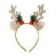 thumbnail image 2 of Diadema con astas de ciervo Strade Fareast Limited para Navidad oro, 2 of 8