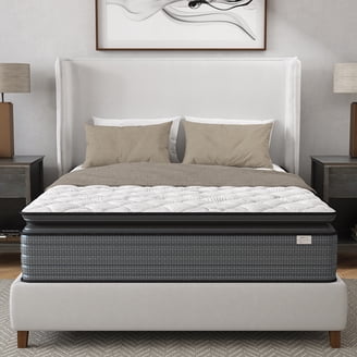 HomeStock Lakefront Luxury Full Futon Mattress, 8"H, Khaki