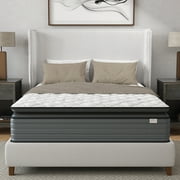 NapQueen Isabella 14'', Queen Hybrid Pillow Top Mattress, Fiberglass-Free, Adult