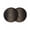 Black, variant on Leopard Print Round 15 Inch Placemats Set of 8, Chic Abstract Black Brown Animals Texture HeatResistant Non Slip Place Mats for Dining Table, Wipeable Braided Kitchen Table Mats for Housewarming