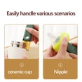 thumbnail image 5 of Multifunctional Cleaning Cup Brush, 5-in-1 Detachable Brush Heads Set, No-Dead-Corner Soft Nylon Bristle for Cups Bottles Tableware Utensils, Kitchen Cleaning Tool, 5 of 9