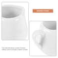 thumbnail image 3 of OATIPHO Ceramic Creamer Container White Easy Pouring for Storage 4Pcs, 3 of 8